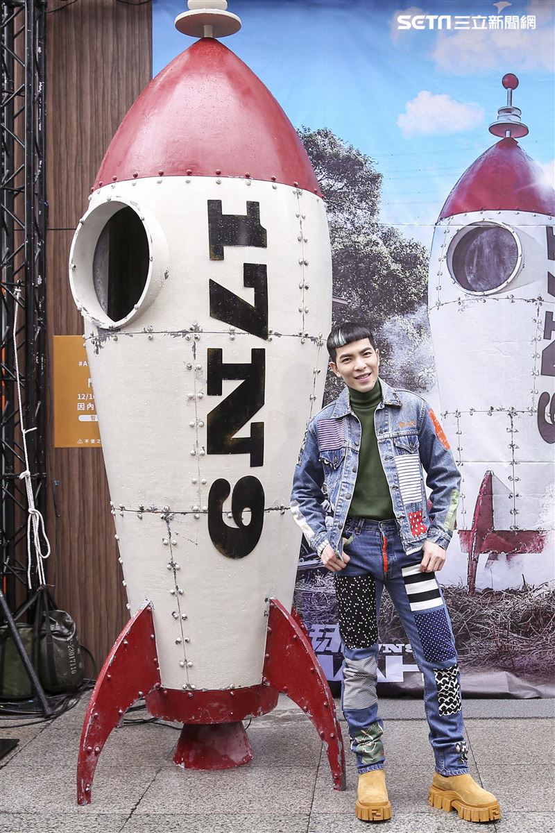 蕭敬騰全新單曲「薩哈星球」與「署茗職茶@AtTea」跨界合作。（圖／記者楊澍攝影）