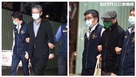 ▲寶佳資產執行長唐楚烈(右)，復華投信投資長邱明強(左)，被裁定收押禁見。（圖／記者楊佩琪攝）