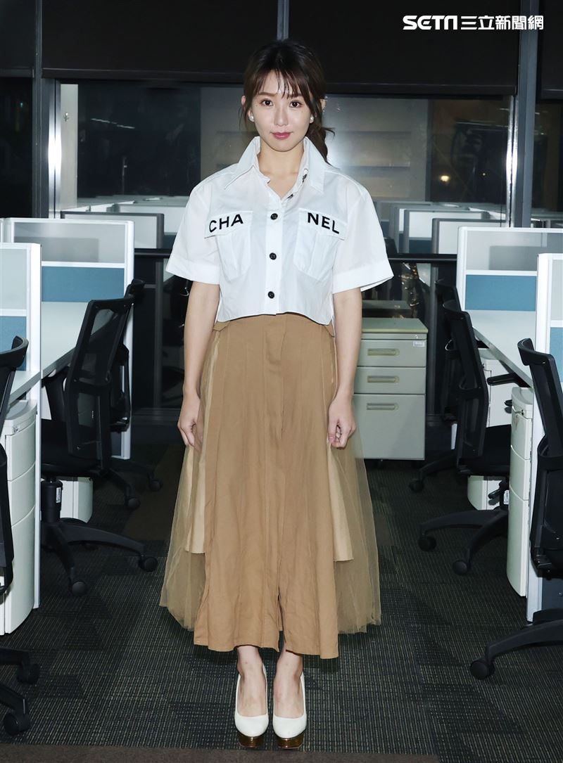 郭書瑤三立新聞網專訪。（記者邱榮吉/攝影）