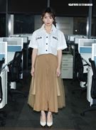 郭書瑤三立新聞網專訪。（記者邱榮吉/攝影）