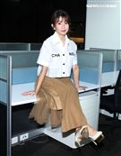 郭書瑤三立新聞網專訪。（記者邱榮吉/攝影）