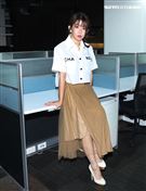 郭書瑤三立新聞網專訪。（記者邱榮吉/攝影）