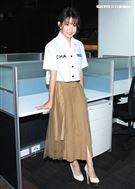 郭書瑤三立新聞網專訪。（記者邱榮吉/攝影）