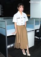 郭書瑤三立新聞網專訪。（記者邱榮吉/攝影）