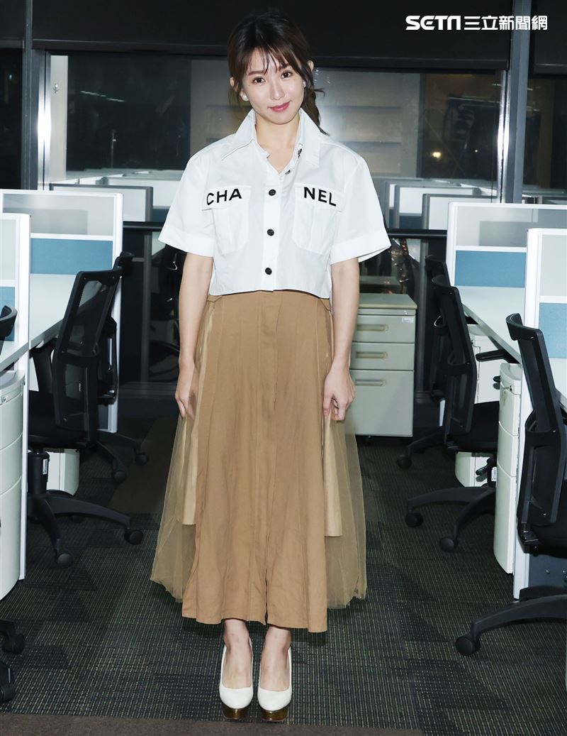 郭書瑤三立新聞網專訪。（記者邱榮吉/攝影）