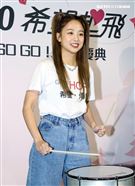 鬼鬼吳映潔出席耶誕慶典公益活動。（記者邱榮吉/攝影）