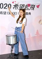鬼鬼吳映潔出席耶誕慶典公益活動。（記者邱榮吉/攝影）