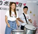 鬼鬼吳映潔出席耶誕慶典公益活動。（記者邱榮吉/攝影）