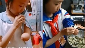 獨手,女童,堅強,包餃子,熊婉晴