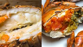 超大份量烤龍蝦加上烤紅蟳，海鮮控肯定瘋狂。（圖／翻攝自臉書社團「美食公社」）