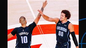 ▲魔術戈登（Aaron Gordon）熱身賽戰老鷹12分6助攻。（圖／翻攝自魔術推特）