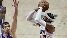 ▲「甜瓜」安東尼（Carmelo Anthony）熱身賽砍21分。（圖／美聯社／達志影像）