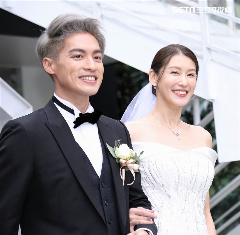 許孟哲與趙孟姿舉行婚宴，藝人孫協志、王仁甫、小刀、季芹、楊晨熙、張文綺、賈永婕出席。（圖／記者楊澍攝影）