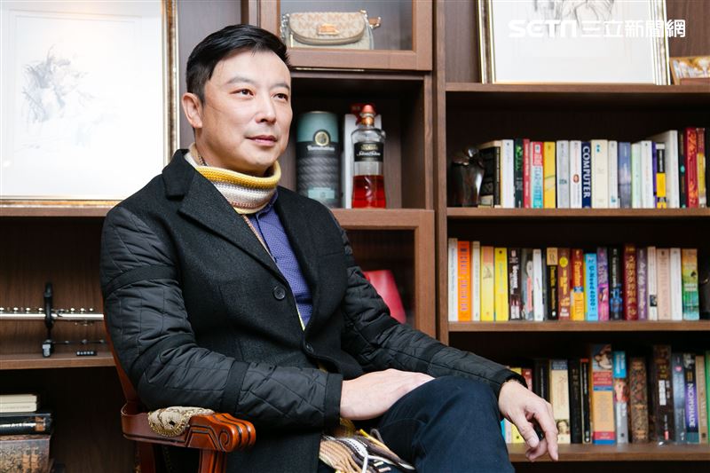 林煒三立新聞網專訪。（圖／記者楊澍攝影）