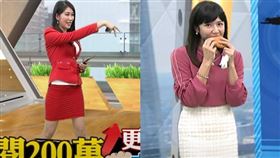 劉盈秀跳螃蟹舞、鄭亦真吃漢堡。（圖／翻攝自中天電視YouTube）