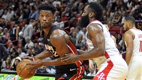 NBA／為哈登拚了？熱火記者爆猛料
NBA,休士頓火箭,James Harden,邁阿密熱火,Jimmy Butler
美聯社／達志影像
