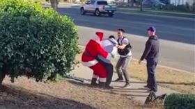耶誕老公公,小精靈,偷車集團,嫌犯,（翻攝自Youtube《
Riverside Police Department》）