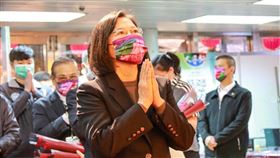 蔡英文,靈鷲山,法會,心道法師,疫情(靈鷲山提供)