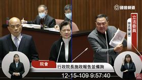 徐志榮質詢蘇貞昌、王美花。（圖／翻攝自國會頻道）