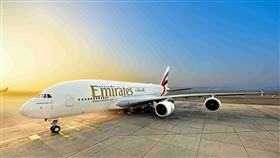 阿聯酋航空將在12月迎接三架全新A380客機。（圖／阿聯酋提供）