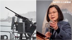 蔡英文出席「高效能艦艇後續艦首艦命名暨下水及快速布雷艇首艇交艇典禮」。（圖／記者陳政宇攝影）