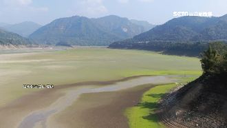 曾文水庫空拍照曝光！慘變高爾夫球場