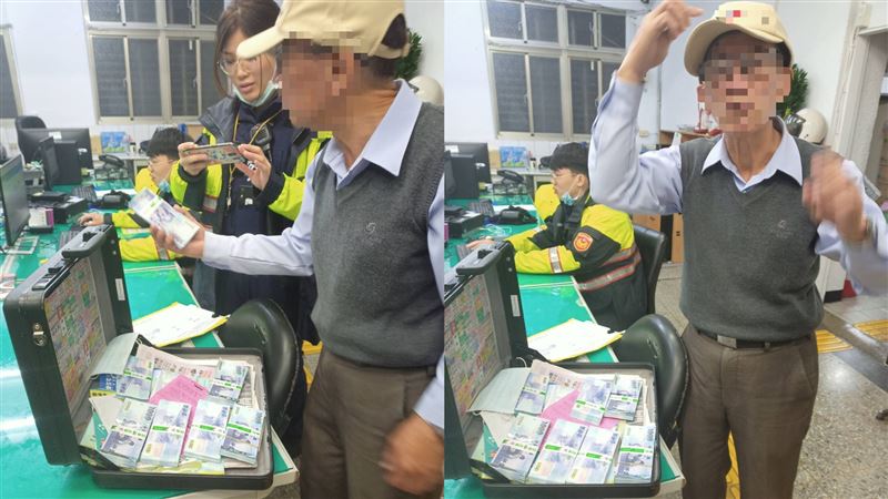 掉了70萬！翁北上遺失皮箱飛奔報案