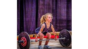 舉重,女孩,7歲,冠軍