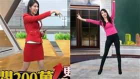  中天主播劉盈秀，大跳完整螃蟹舞。（圖／翻攝自中天新聞YouTube）