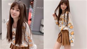 混血女星工作一天「形狀怪怪的」　回家一看驚：穿反了啦
圖／翻攝自篠崎泫IG
