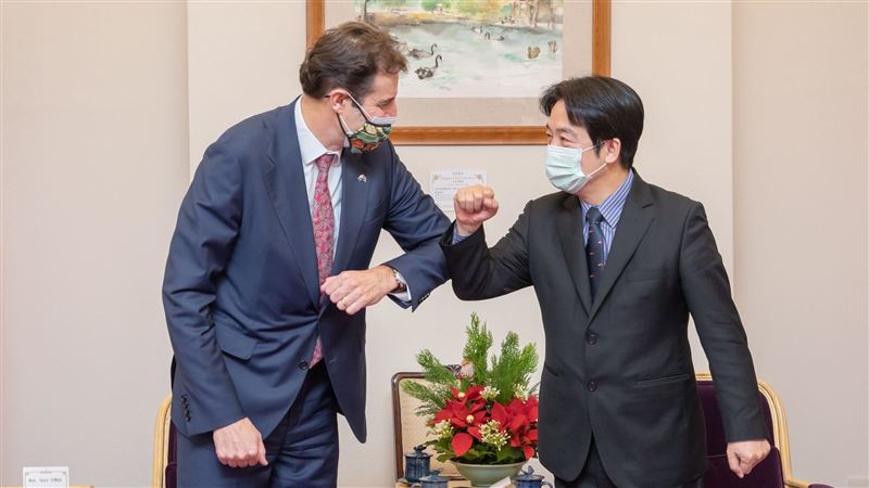 接見澳洲代表　賴籲台澳應團結合作