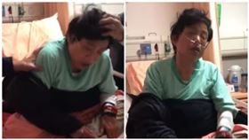 沈智慧,喘氣,呼吸,絕食,萊豬（圖／翻攝自沈智慧臉書）