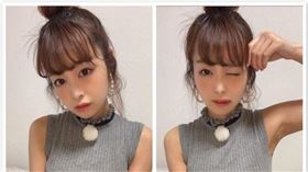 日本寫真女星目黑璃彩（組合圖／翻攝自meguro_ririsa IG）