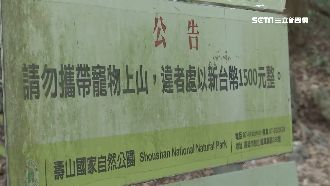 國家級公園禁帶寵物　民眾仍帶狗登山