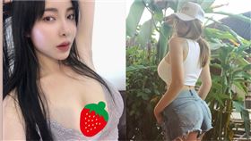 實況主「「Elise兔兔」譚曉彤擁有F罩杯傲人上圍加上姣好容貌，近來在影音串流平台Twtich上爆紅。（圖／翻攝自Elise兔兔IG）