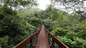 雙流國家森林遊樂區沿山吊橋重新開放（1）屏東縣獅子鄉雙流國家森林遊樂區沿山吊橋歷經半年整修，即日起重新開放，以全新風貌與民眾見面。（屏東林管處提供）中央社記者郭芷瑄傳真  109年12月17日