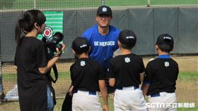 ▲展逸棒球訓練營八卦山林立王建民江少慶李振昌。（圖／記者蕭保祥攝影）