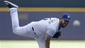 ▲樂天桃猿美國投手Aaron Wilkerson（威克森）有3年上過大聯盟。（資料照／美聯社／達志影像）