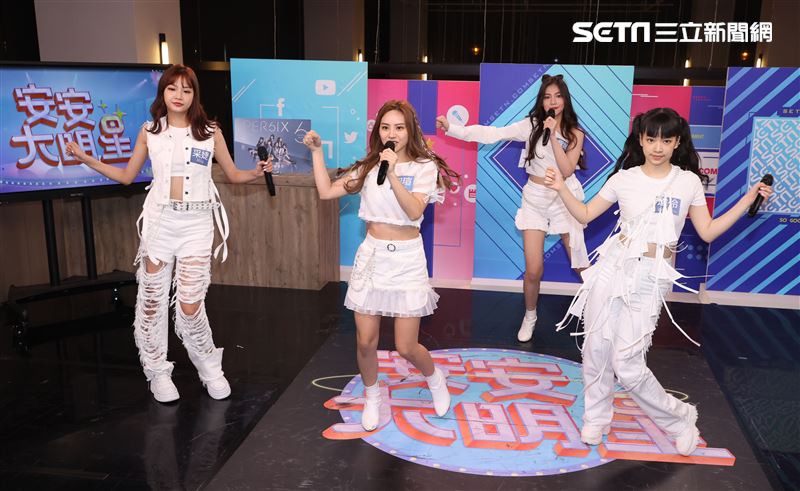 PER6IX女團安安大明星。（記者邱榮吉/攝影）
