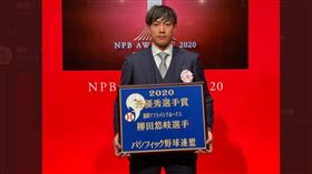 軟銀柳田悠岐拿下年度MVP。（圖／翻攝自軟銀推特）