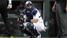 ▲坦帕灣光芒捕手Mike Zunino引導獲得好評。（資料照／美聯社／達志影像）