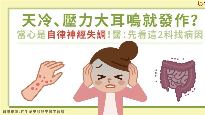 耳鳴未改善竟是自律神經失調害的？