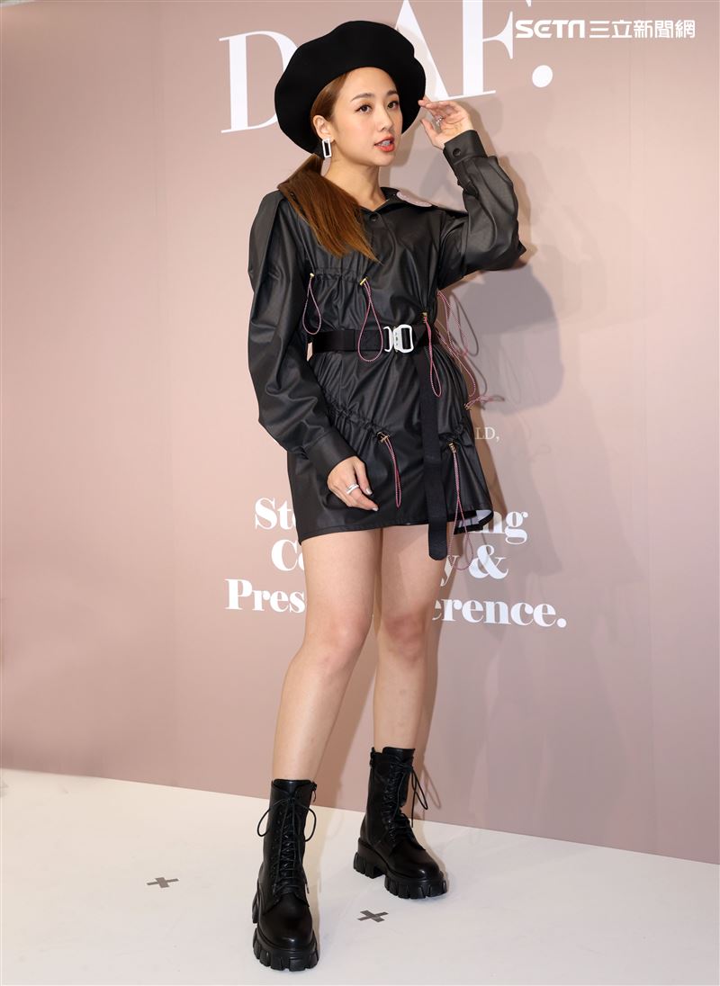 鬼鬼吳映潔 出席D AF 品牌體驗店。（記者邱榮吉/攝影）