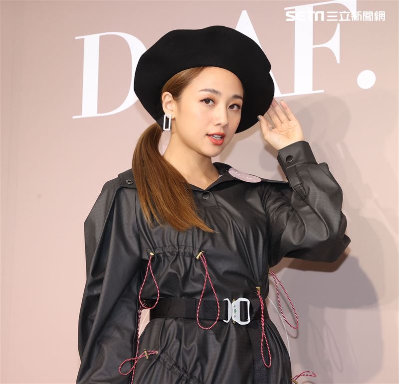 鬼鬼吳映潔 出席D AF 品牌體驗店。（記者邱榮吉/攝影）
