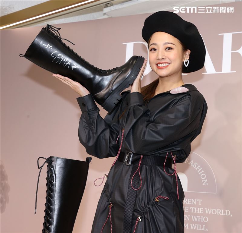 鬼鬼吳映潔 出席D AF 品牌體驗店。（記者邱榮吉/攝影）