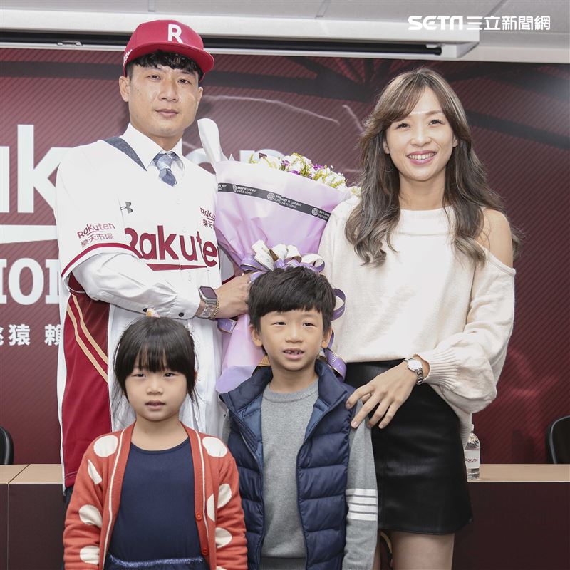 Rakuten Monkeys賴鴻誠加盟記者會。（圖／記者楊澍攝影）