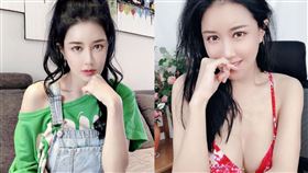 擁混血外型、傲人D罩杯火辣身材的中國女星張暖雅，過去演出三級片《喜愛夜蒲2》、《一路向西》受到矚目。（圖／翻攝自張暖雅IG）
