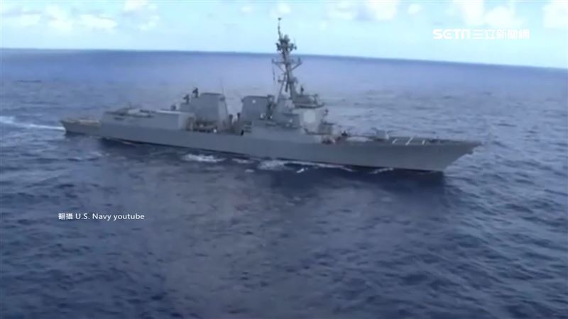 遼寧號南下前　美神盾艦穿台海秀肌肉