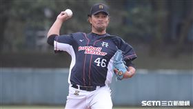 ▲前興農牛投手陽建福。（圖／記者劉彥池攝影）