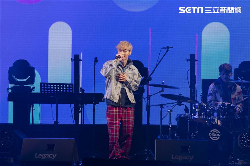 noovy出席客家流行音樂大賽。（圖／記者楊澍攝影）